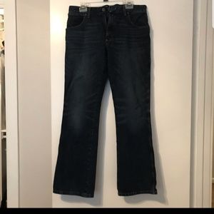 Men wrangler slim boot jeans